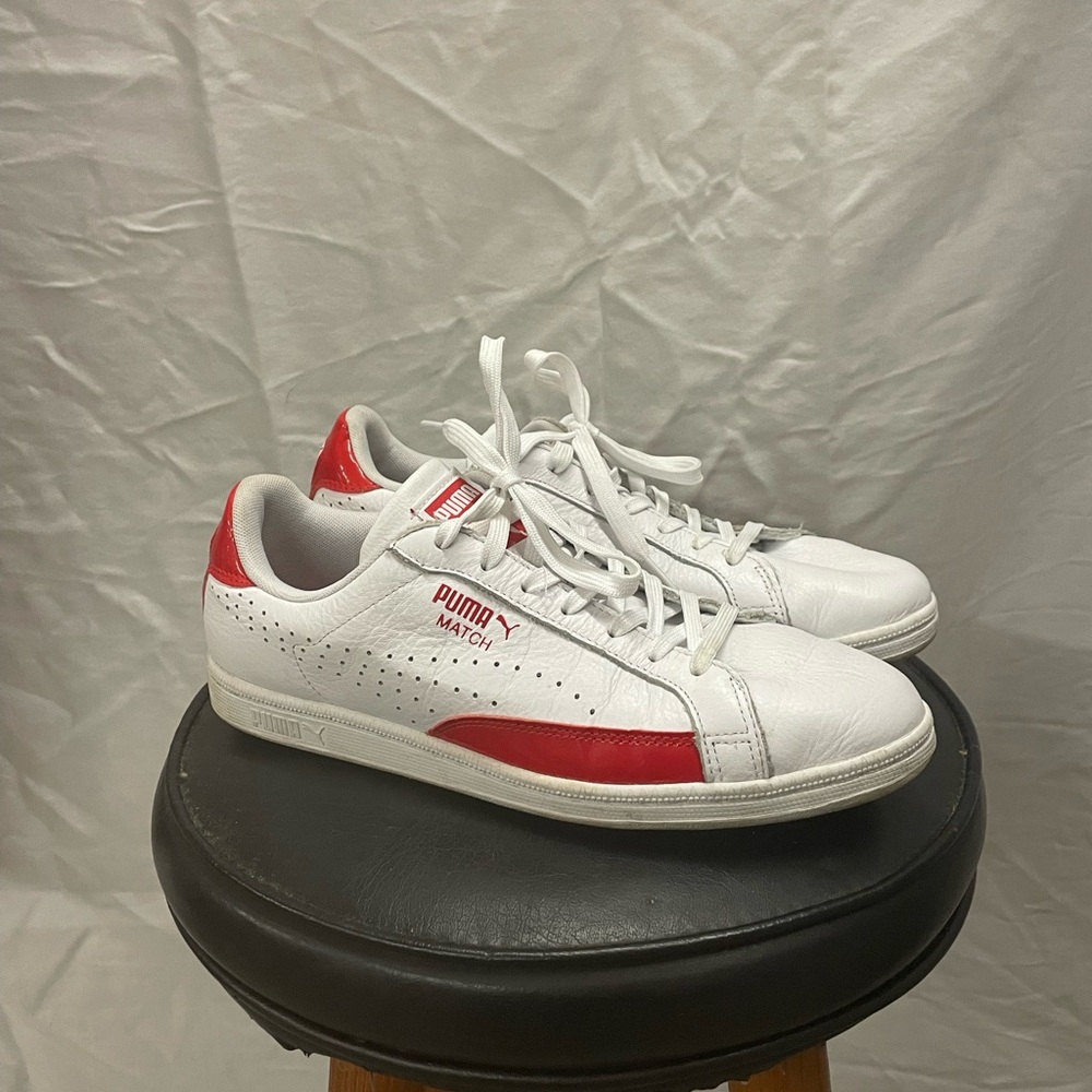 Puma Match White and Red Men's Sneakers